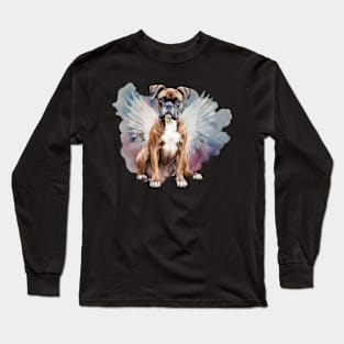 Boxer Dog Memorial Design Long Sleeve T-Shirt